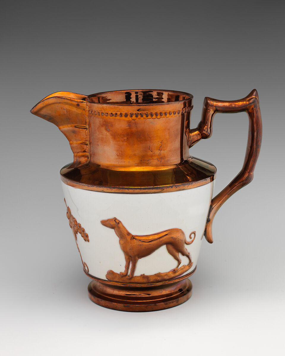 Jug, Lustreware, British 