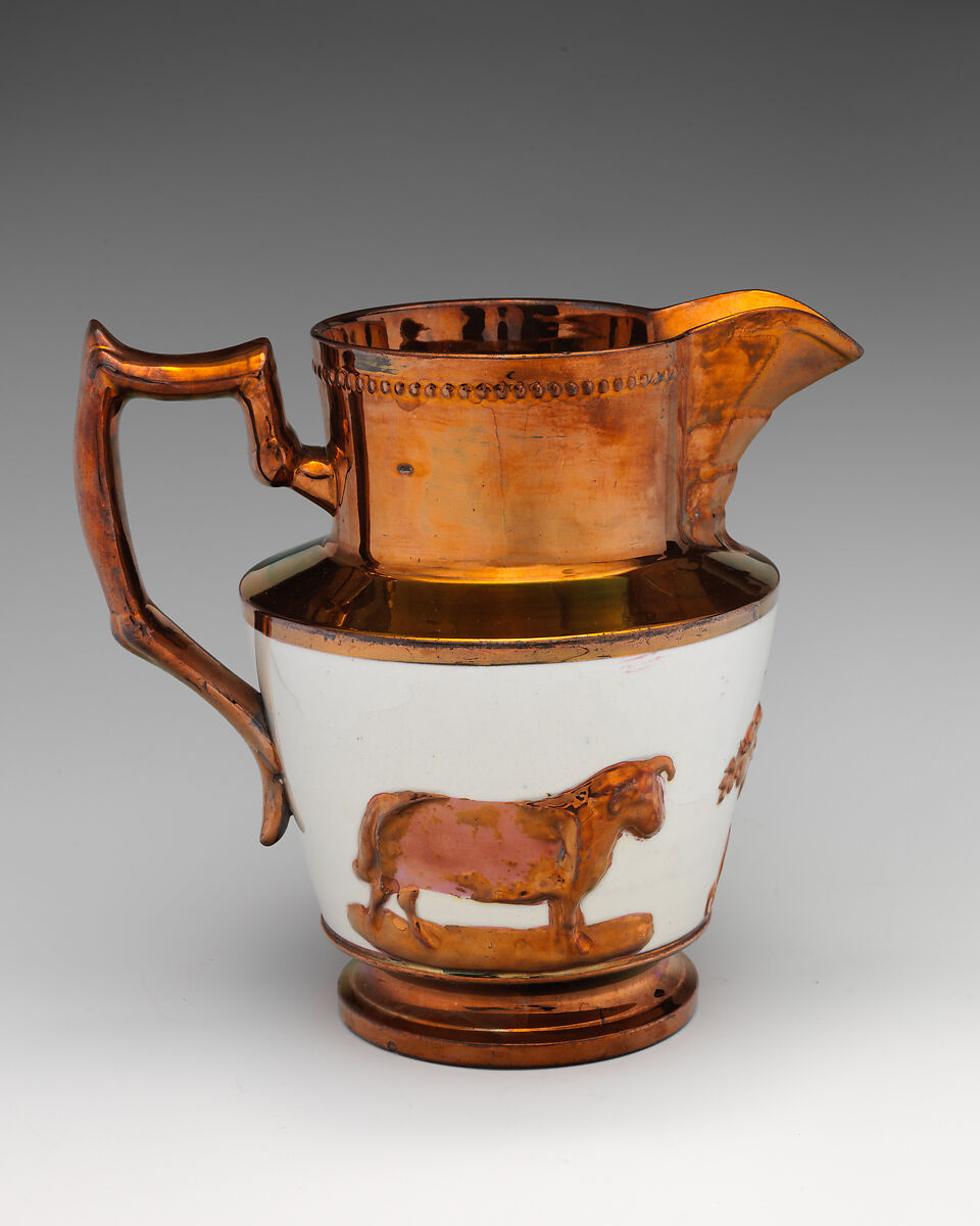 Jug, Lustreware, British