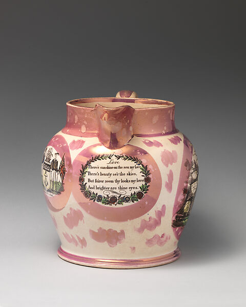 Jug, Sunderland, Lustreware, British, Sunderland