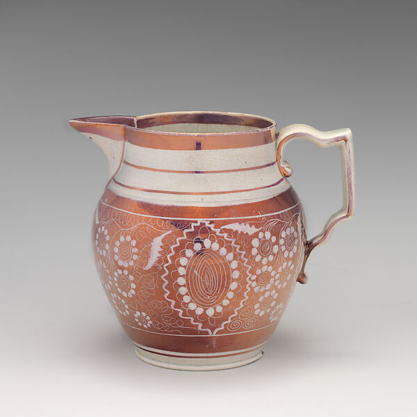 Pitcher, Joseph Carbone, Lustreware, British 