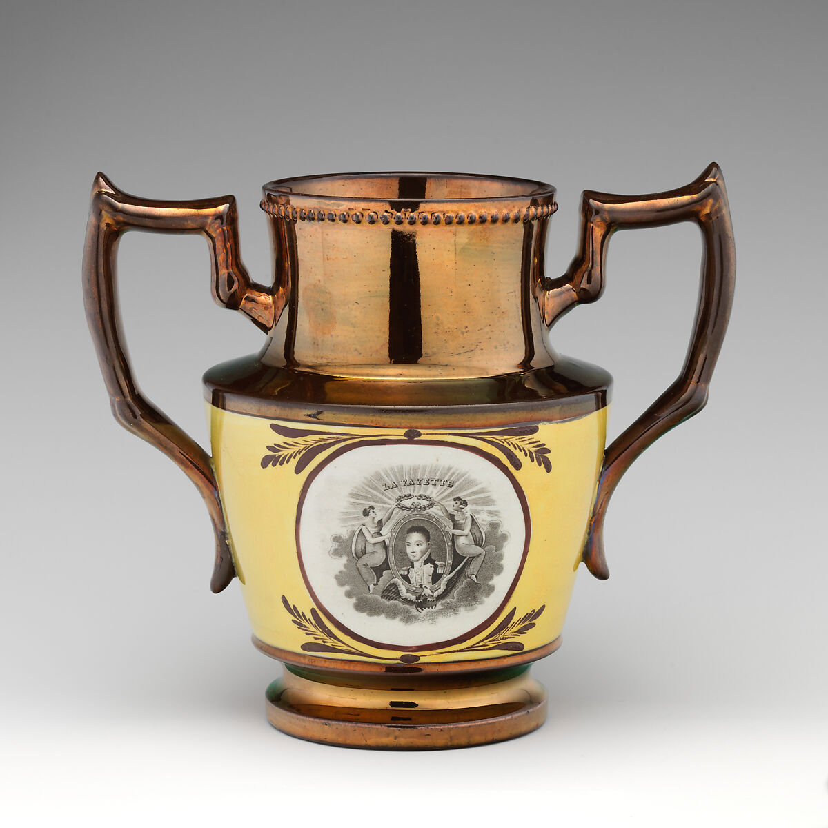 Urn, John S. Walton, Lustreware, British