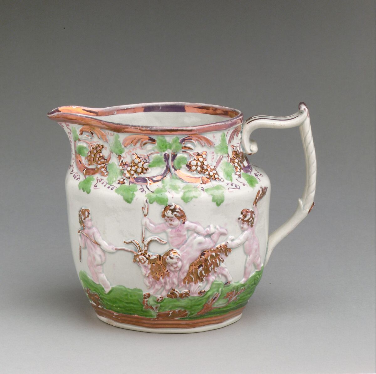 Jug, Lustreware, British, Sunderland 