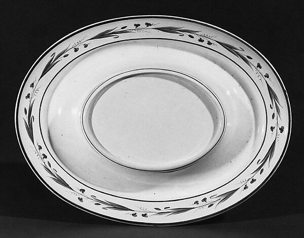 Soup tureen with cover and stand, Wedgwood and Co., Creamware, British, Staffordshire