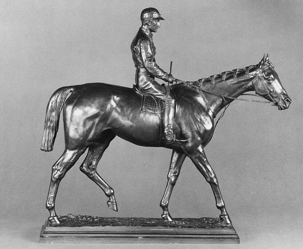 Isidore Bonheur, Jockey on a Horse, French