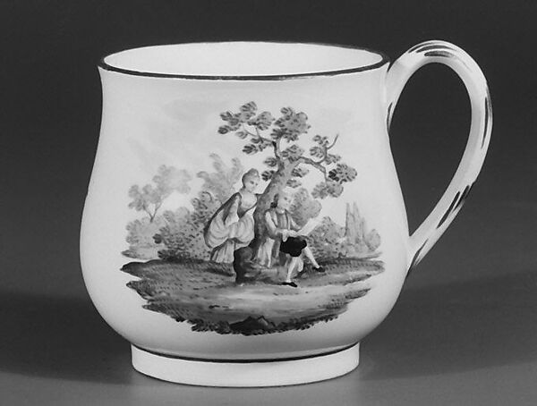 Pair of posset cups, Josiah Wedgwood and Sons (British, Etruria, Staffordshire, 1759–present), Creamware, British, Etruria, Staffordshire 