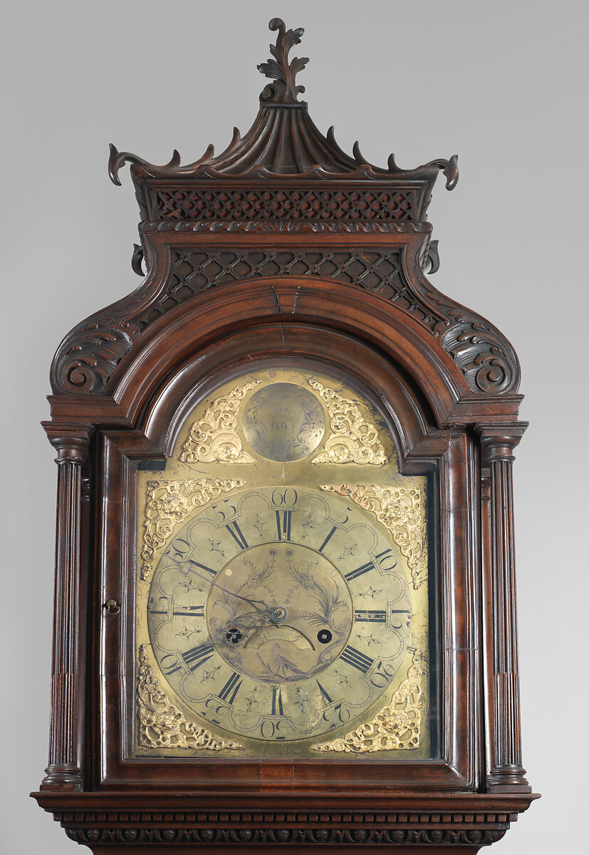 Longcase clock, Mahogany, British