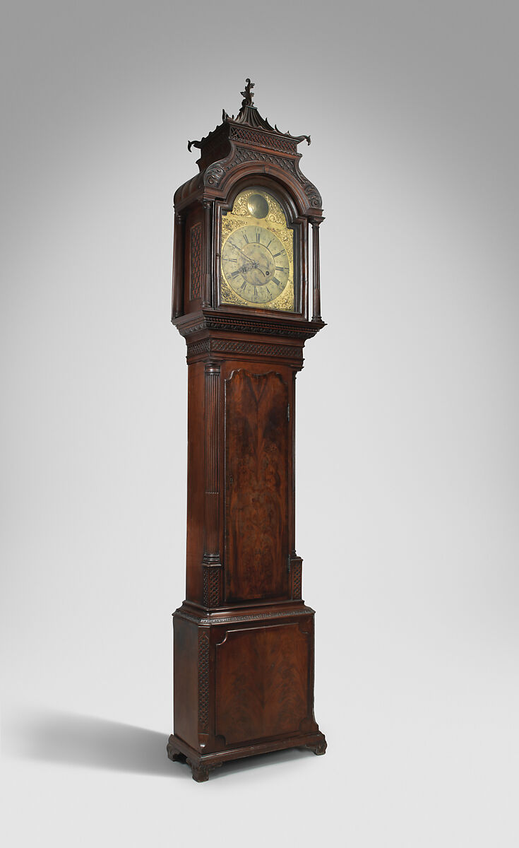 Longcase clock, Mahogany, British 