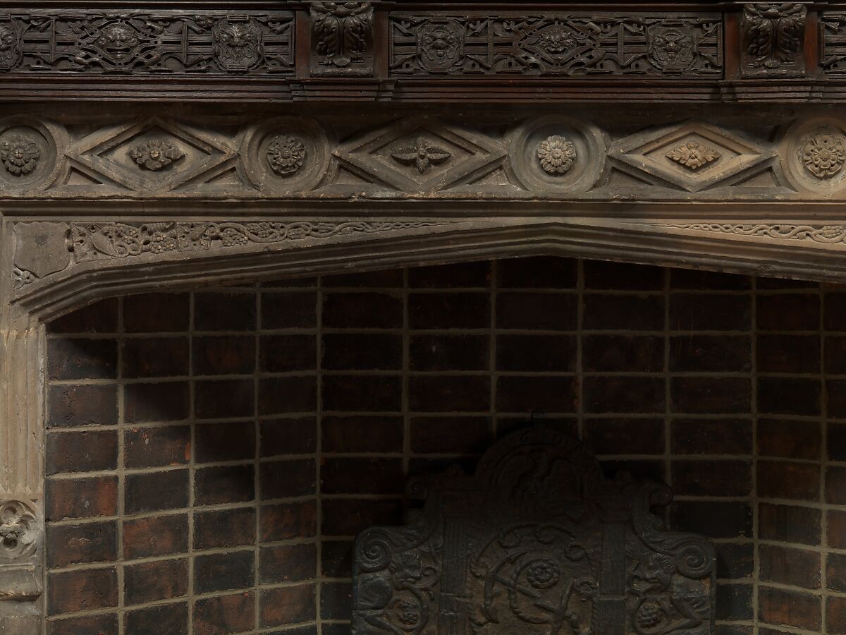 Paneling from a house on the Hall Quay, Great Yarmouth, Norfolk, Oak, British