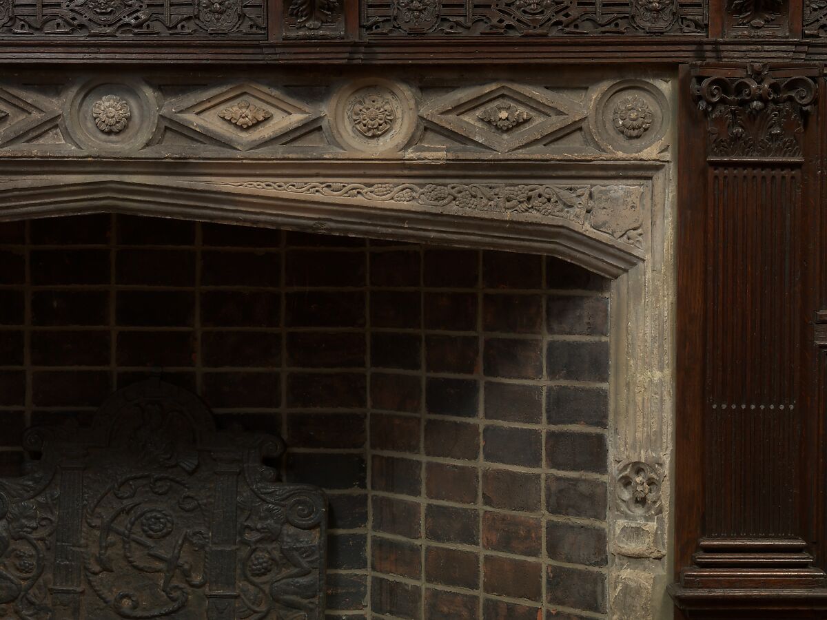 Paneling from a house on the Hall Quay, Great Yarmouth, Norfolk, Oak, British