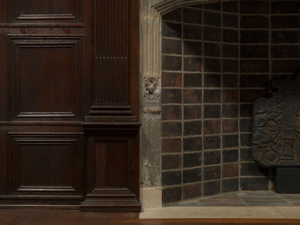 Paneling from a house on the Hall Quay, Great Yarmouth, Norfolk, Oak, British