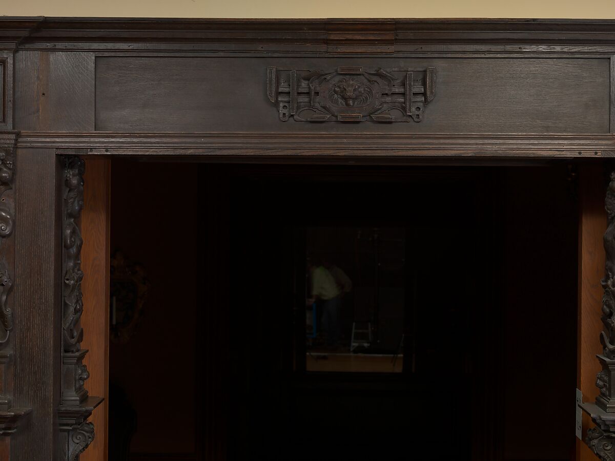 Paneling from a house on the Hall Quay, Great Yarmouth, Norfolk, Oak, British