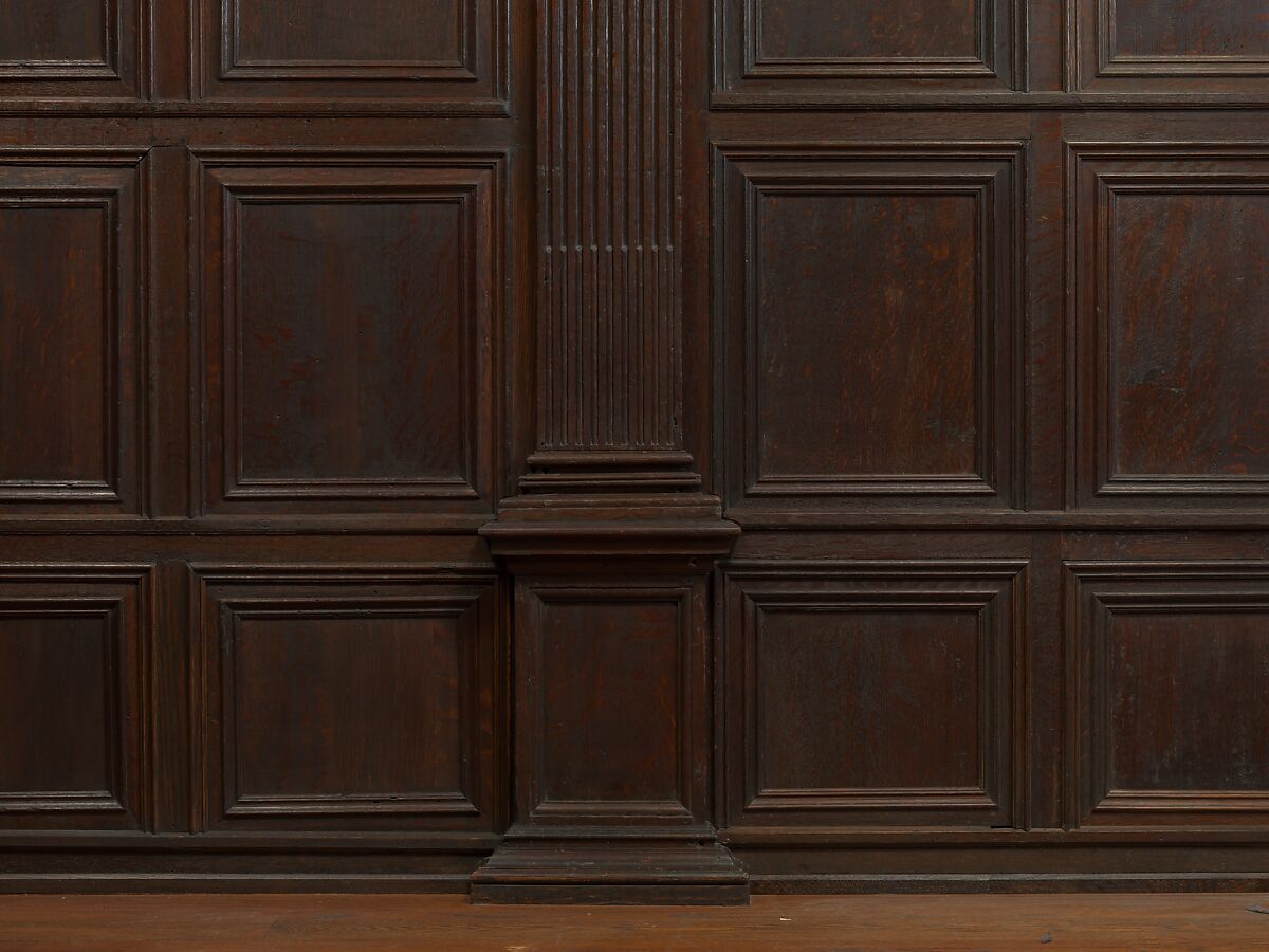 Paneling from a house on the Hall Quay, Great Yarmouth, Norfolk, Oak, British