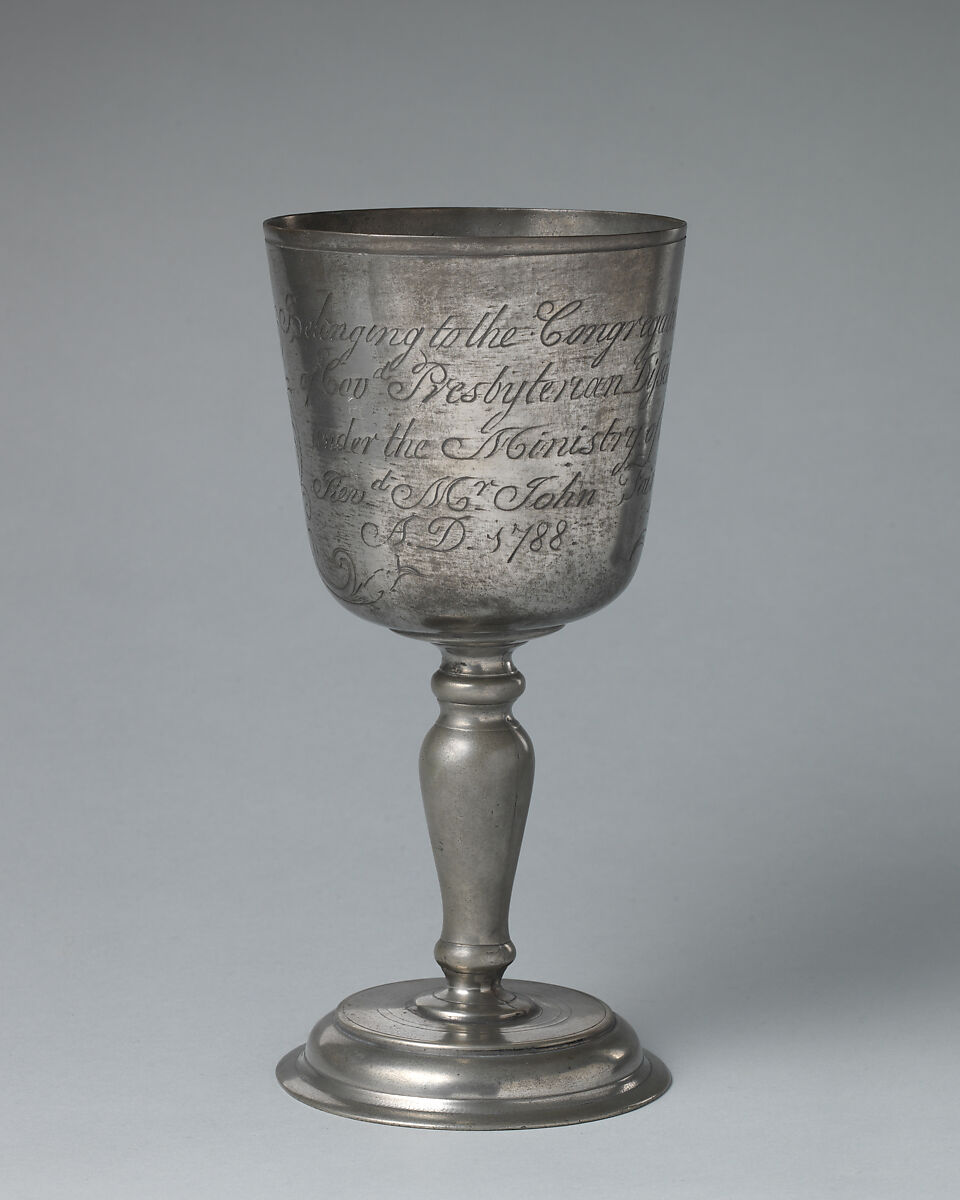 Chalice, Pewter, Scottish 