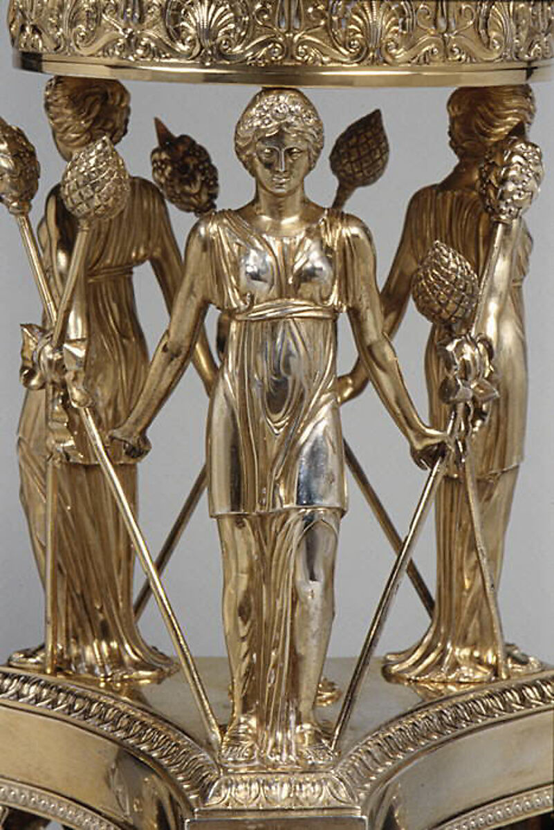 Fruit stand, Paul Storr (British, 1771–1844), Gilt silver, British, London