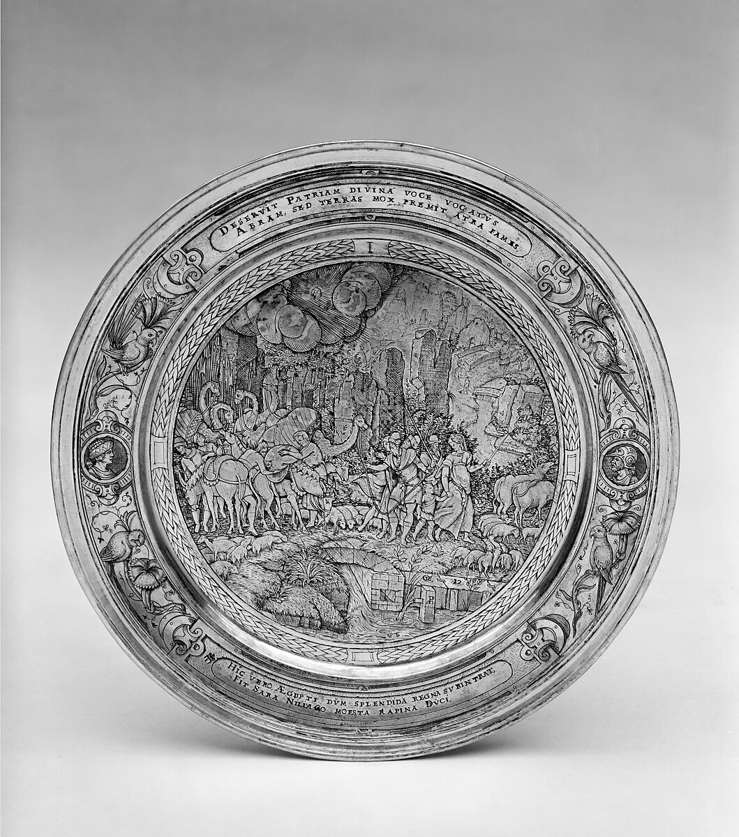 Joseph Lowered into the Pit, Possibly engraved by P.M., Silver, partly gilded, probably British