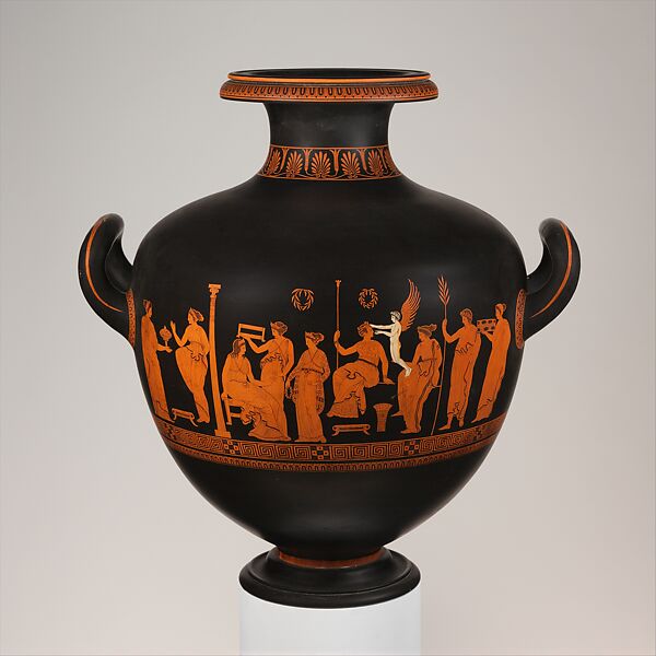 Vase, Wedgwood and Co., Black basalt, British, Staffordshire 