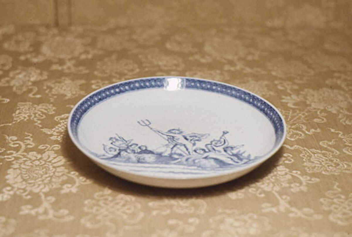 Plate, Based on a composition by Abraham Bloemaert (Netherlandish, Gorinchem 1566–1651 Utrecht), Hard-paste porcelain, Chinese, probably for Dutch market