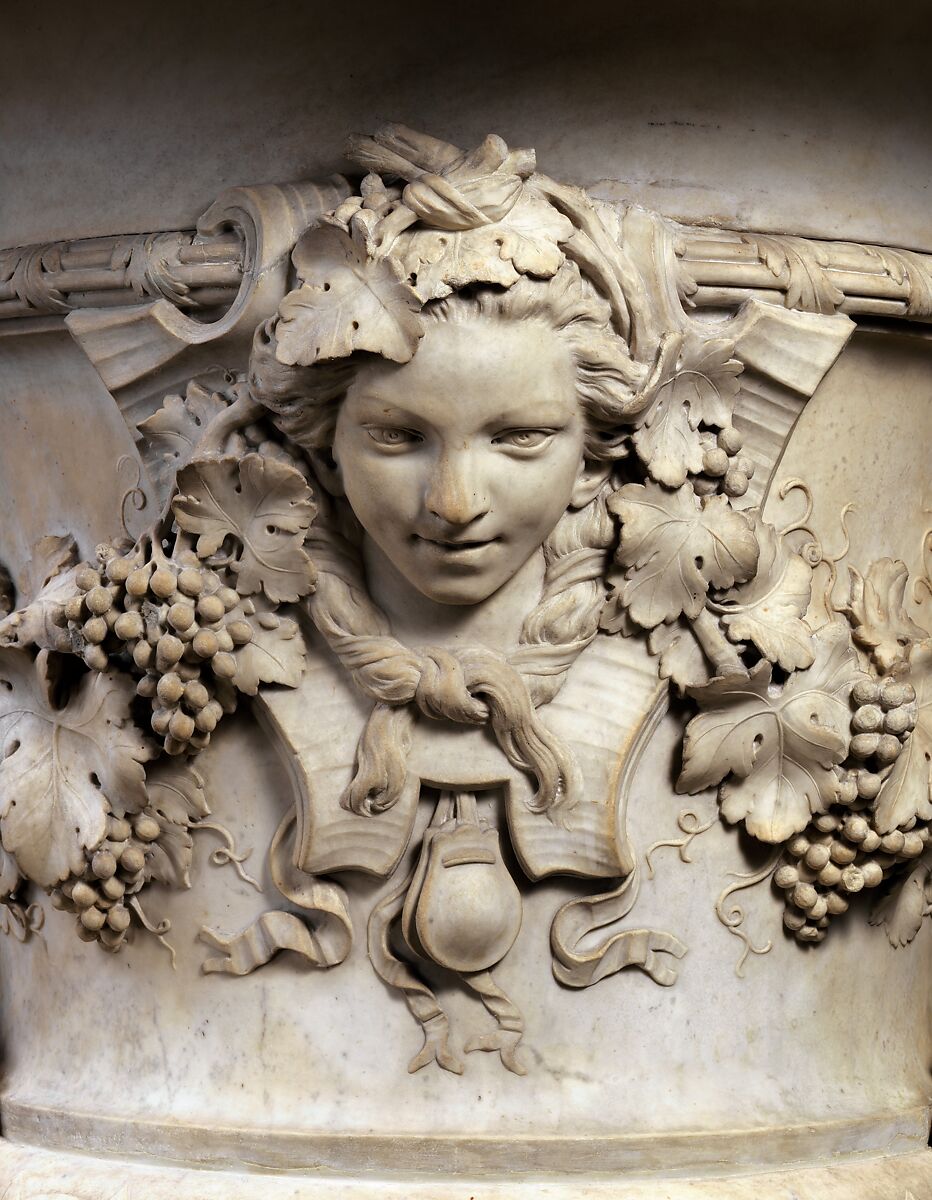 Autumn (one of a pair), Jean-Baptiste Pigalle (French, 1714–1785), Marble, French, Paris or Versailles