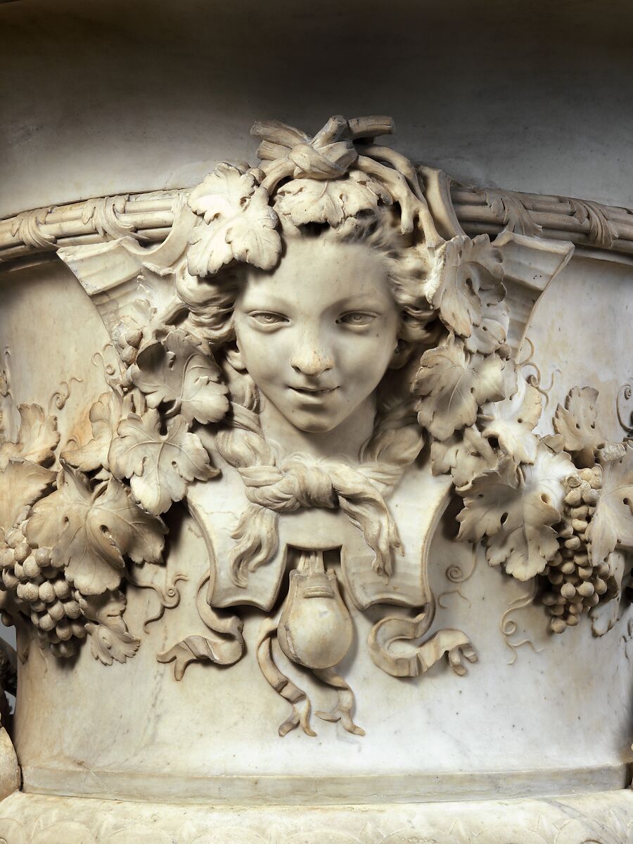 Autumn (one of a pair), Jean-Baptiste Pigalle (French, 1714–1785), Marble, French, Paris or Versailles