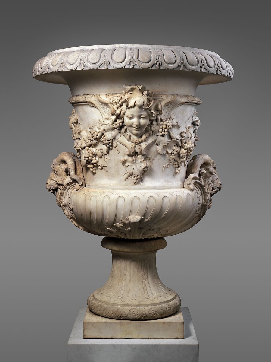 Autumn (one of a pair), Nicholas Sébastien Adam the Younger (French, 1705–1778), Marble, French, Paris or Versailles