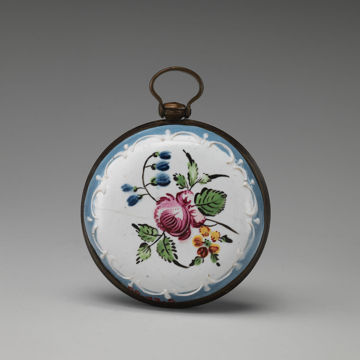 Toy watch, John Yardley (British, 1770–1854), Enamel on copper, probably British, South Staffordshire, Wednesbury
