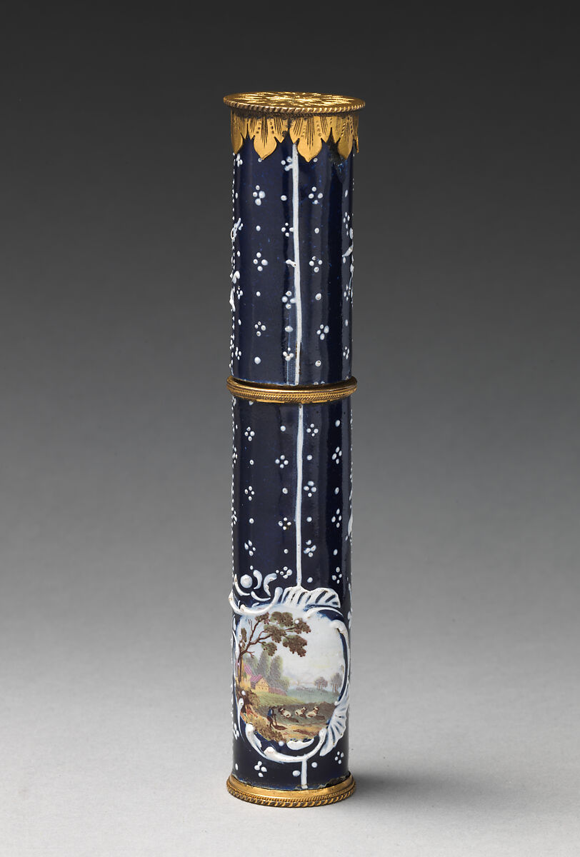 Nécessaire, Enamel on copper, British, South Staffordshire