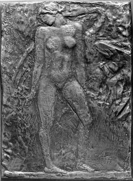 Leda and the Swan, Charles-Albert Despiau (French, Mont-de-Marsan 1874–1946 Paris), Pewter, French 