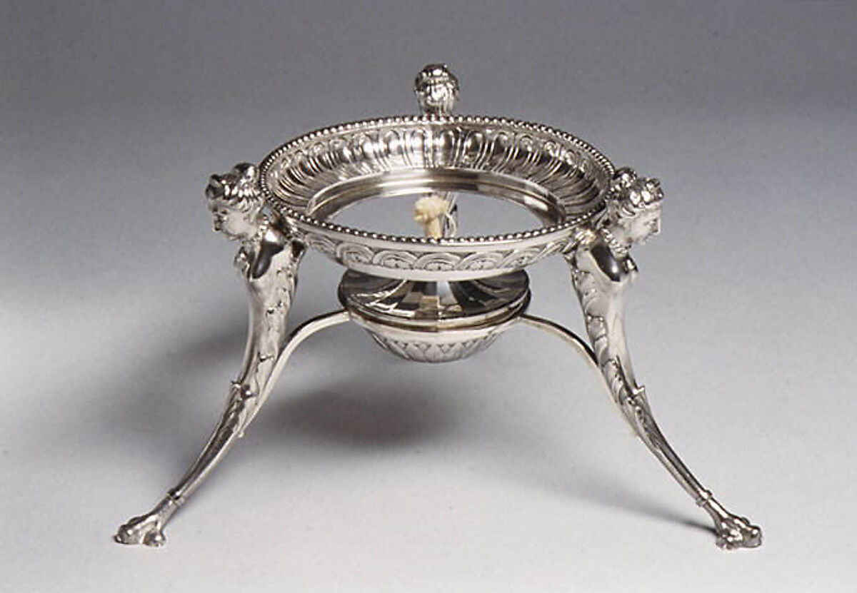 Tripod stand, Matthew Boulton (British, Birmingham 1728–1809 Birmingham) (Soho Manufactory), Silver, British, Birmingham