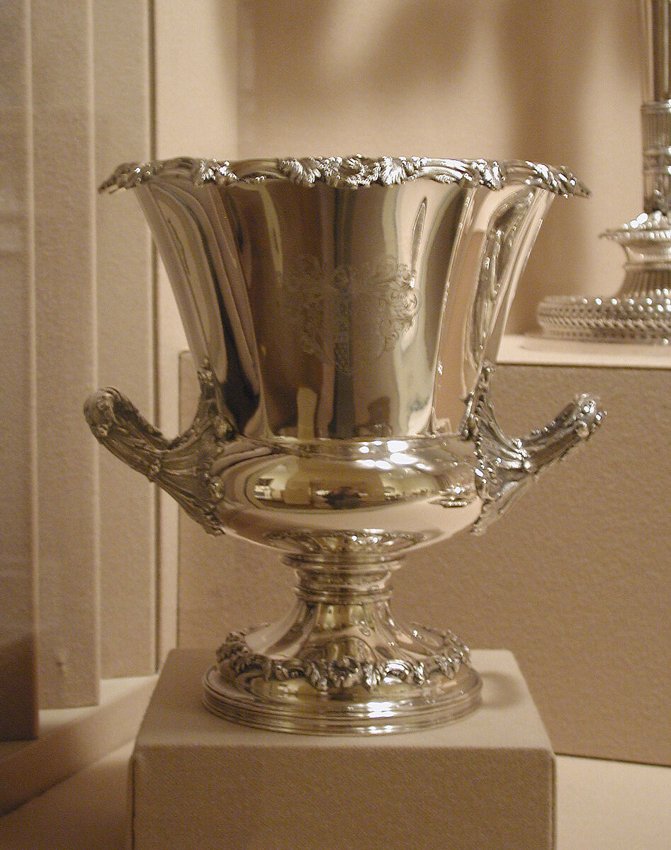 Wine cooler (one of a pair), Matthew Boulton Company (active 1784 –1848), Silver plate, British, Birmingham 