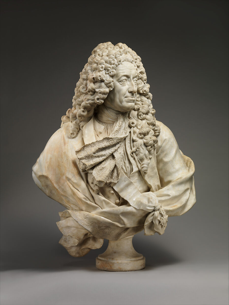 Samuel Bernard (1651–1739), Guillaume Coustou the Elder (French, Lyons 1677–1746 Paris), Marble, French, Paris 