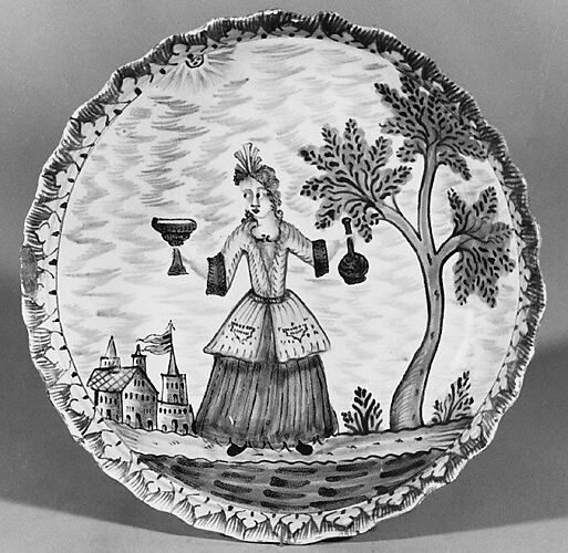 Saucer (one of a pair)