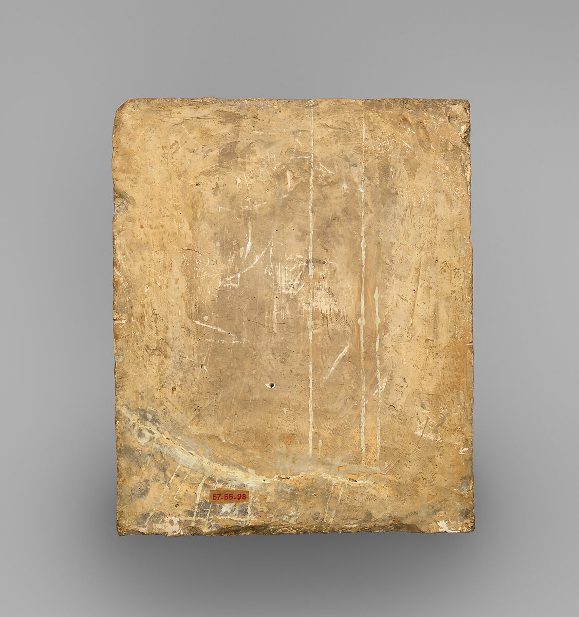 Virgin and Child in a niche, Luca della Robbia (Italian, 1399/1400–1482 Florence), Glazed terracotta with gilt and painted details, Italian, Florence