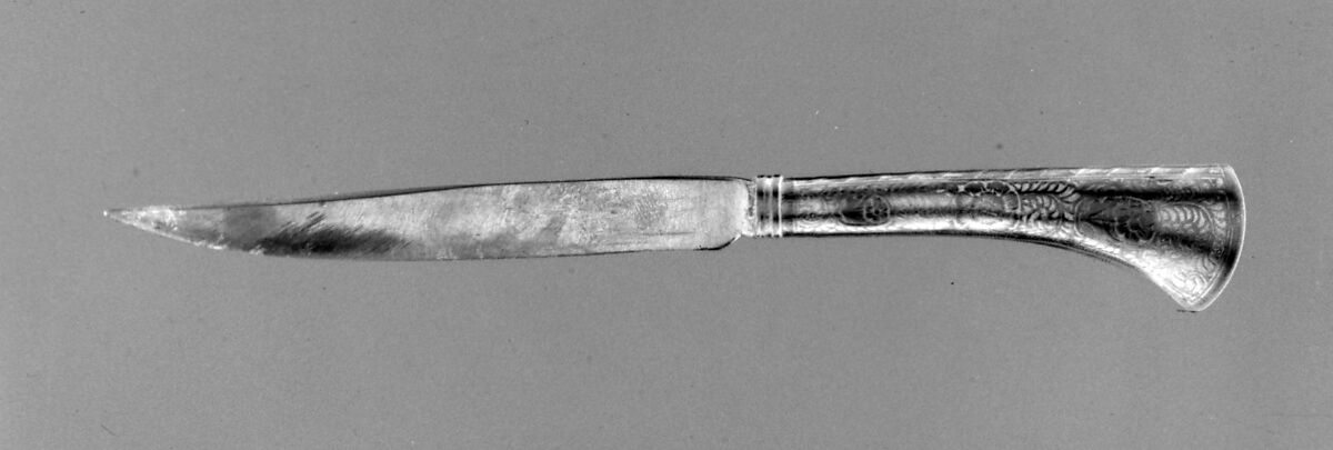 Knife, Silver, steel, probably Eastern European