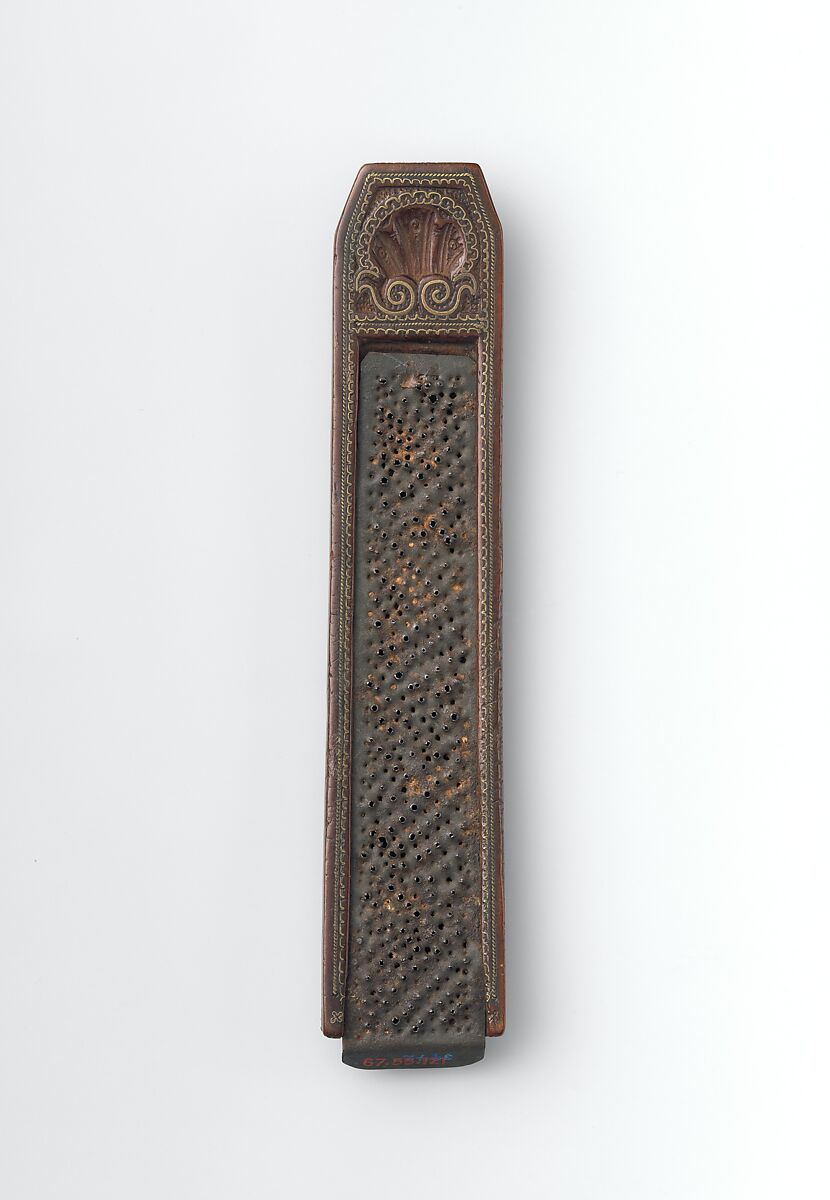 Snuff rasp, Wood, brass, iron, Austrian