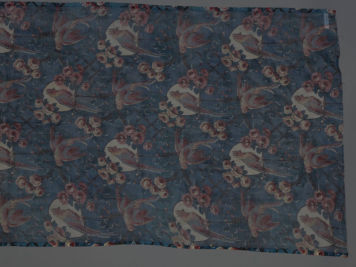 Curtain panel, Cotton, American 