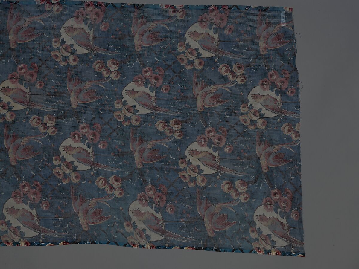 Curtain panel, Cotton, American