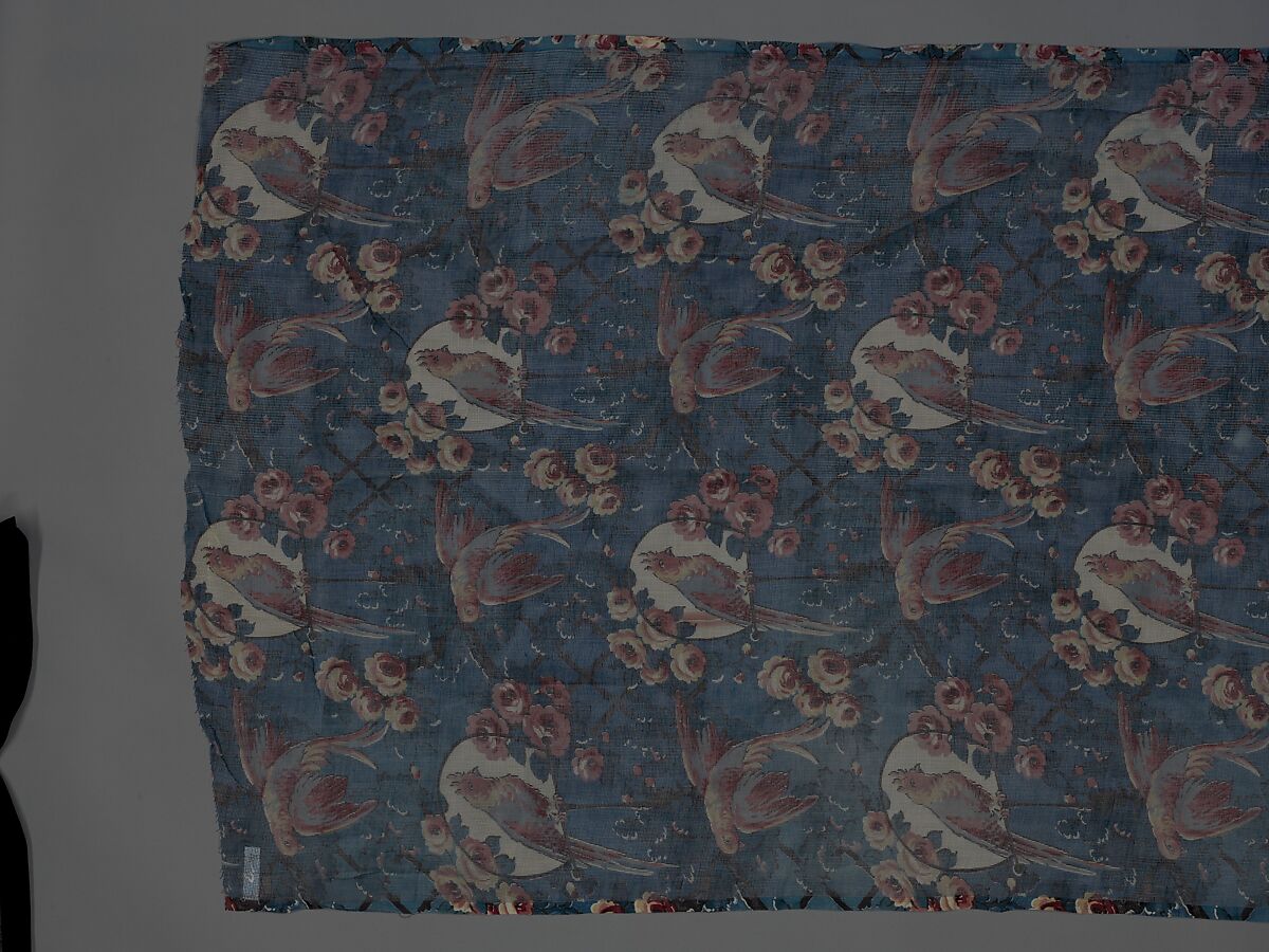 Curtain panel, Cotton, American