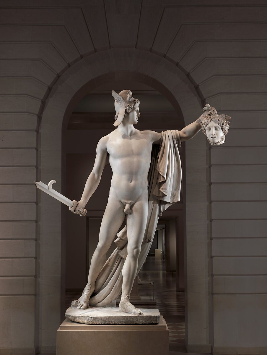 Perseus with the Head of Medusa, Antonio Canova (Italian, Possagno 1757–1822 Venice), Marble, Italian, Rome 