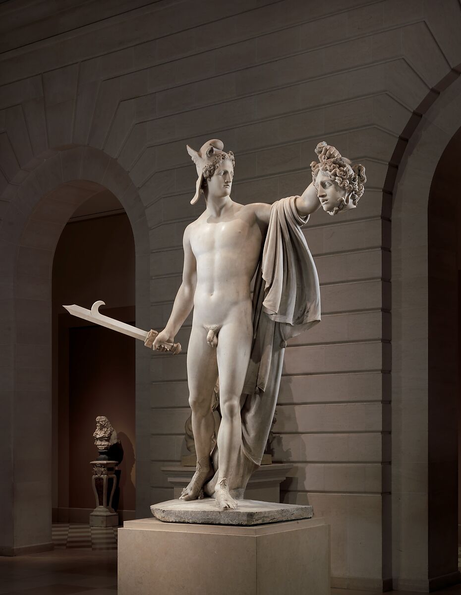 Perseus with the Head of Medusa, Antonio Canova (Italian, Possagno 1757–1822 Venice), Marble, Italian, Rome 