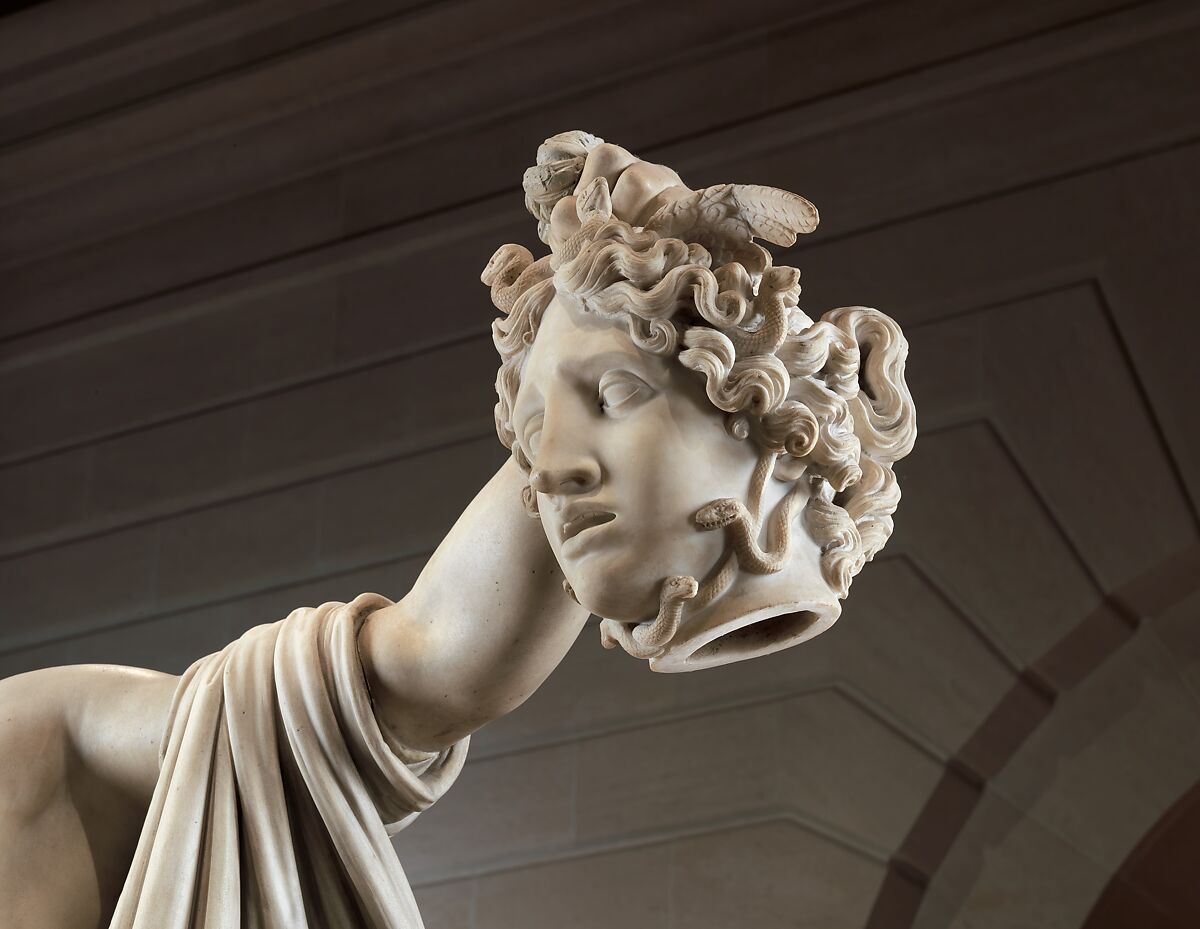 Perseus with the Head of Medusa, Antonio Canova (Italian, Possagno 1757–1822 Venice), Marble, Italian, Rome 