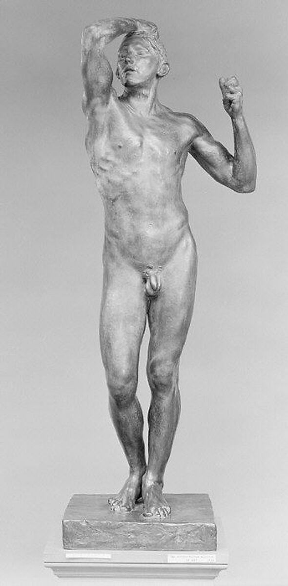 The Age of Bronze (L'Age d'airain), Auguste Rodin (French, Paris 1840–1917 Meudon), Bronze, French
