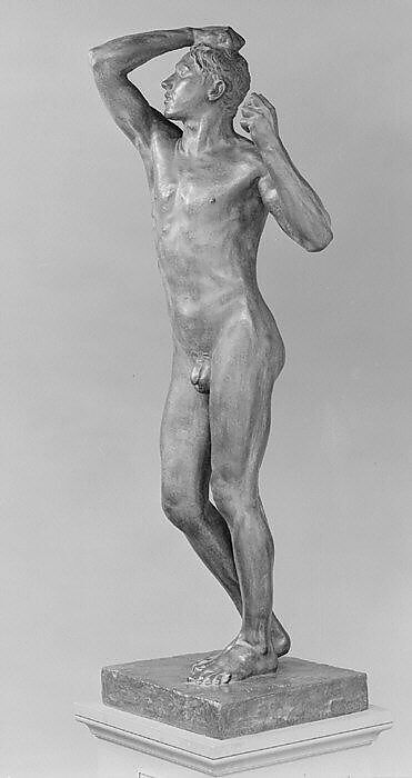 The Age of Bronze (L'Age d'airain), Auguste Rodin (French, Paris 1840–1917 Meudon), Bronze, French