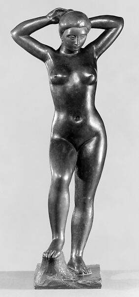 Bather with Raised Arms, Aristide Maillol (French, Banyuls-sur-Mer 1861–1944 Perpignan), Bronze, French 