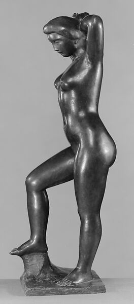 Bather with Raised Arms, Aristide Maillol (French, Banyuls-sur-Mer 1861–1944 Perpignan), Bronze, French