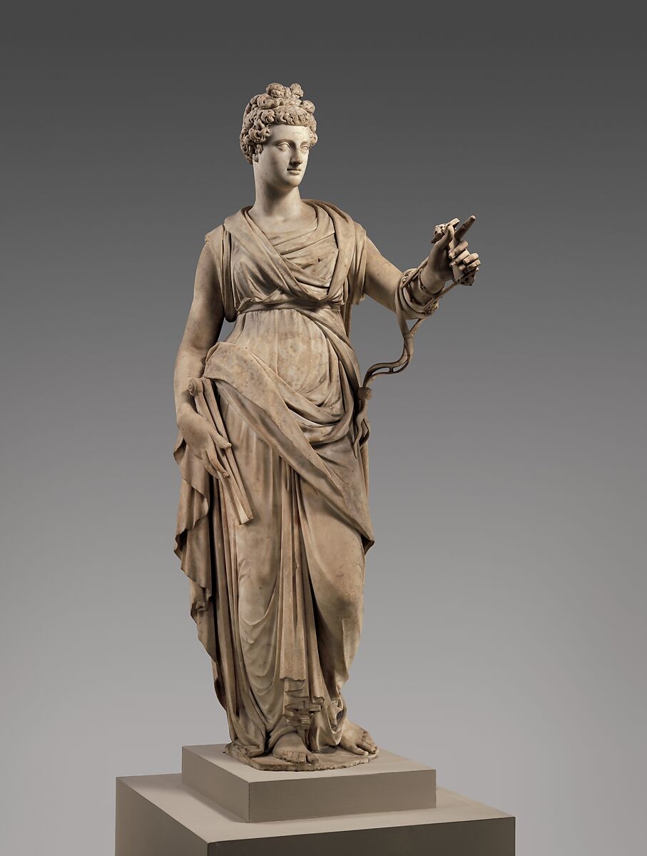 Temperance, Giovanni Caccini (Italian, 1556–1613), Marble, Italian, Florence 