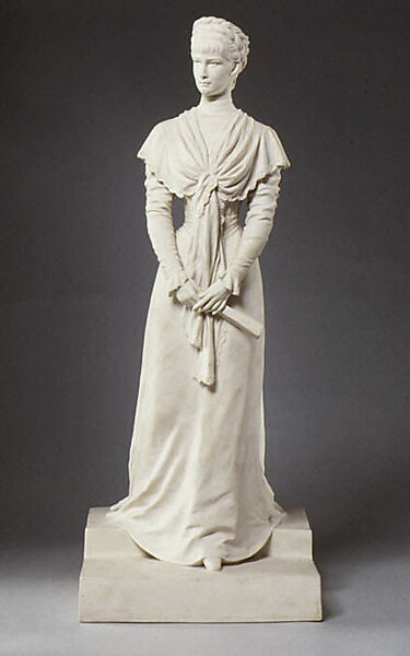 Empress Elizabeth of Austria (1837–1897), Hermann Klotz (1850–1932), Hard-paste biscuit porcelain, Austrian, Vienna 