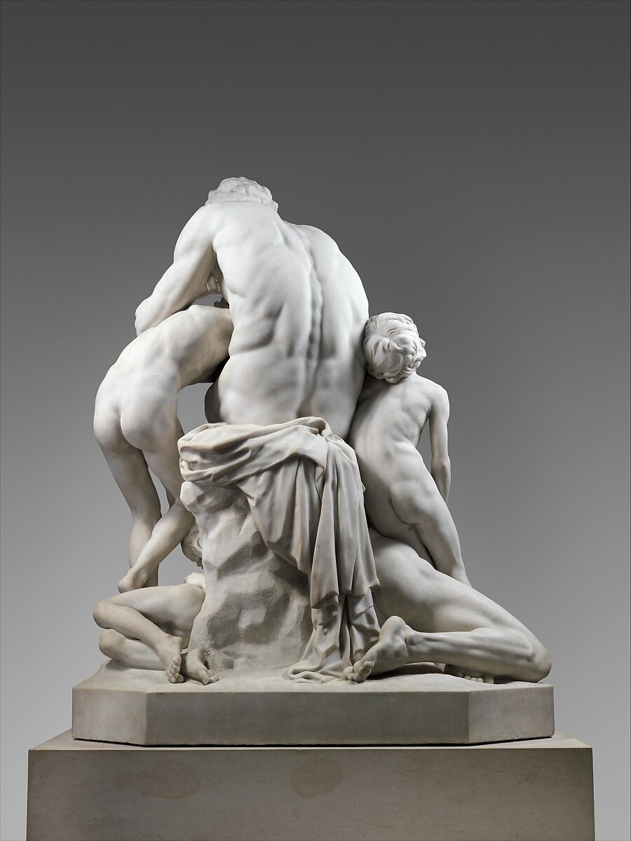 Ugolino and His Sons, Jean-Baptiste Carpeaux (French, Valenciennes 1827–1875 Courbevoie), Saint-Béat marble, French, Paris