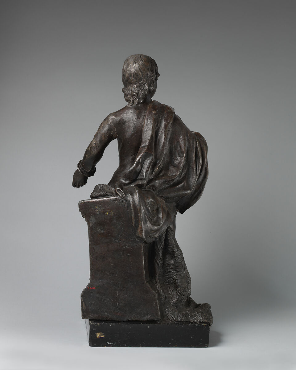 A young boy, Possibly by Sir Henry Cheere (British, London 1703–1781 London), Lead, marble, British