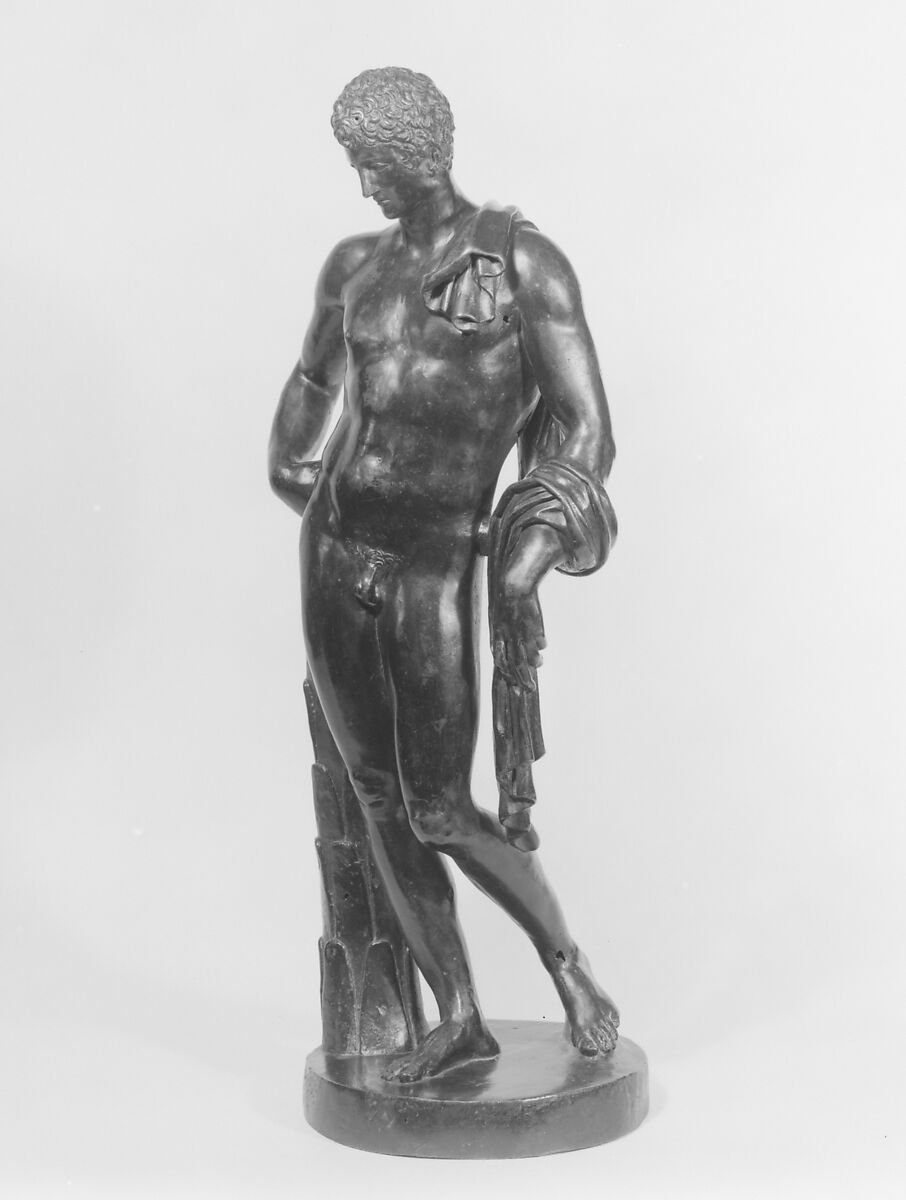 Antinous Belvedere, Willem Danielsz van Tetrode (Netherlandish, Delft ca. 1525–1580 Westphalia), Bronze, Dutch 