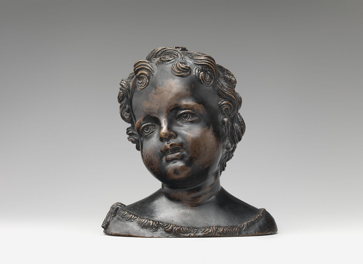 Young St. John the Baptist, Circle of Antonio Lombardo (Italian, Venice ca. 1458–1516 Venice), Bronze, Italian, Venice 